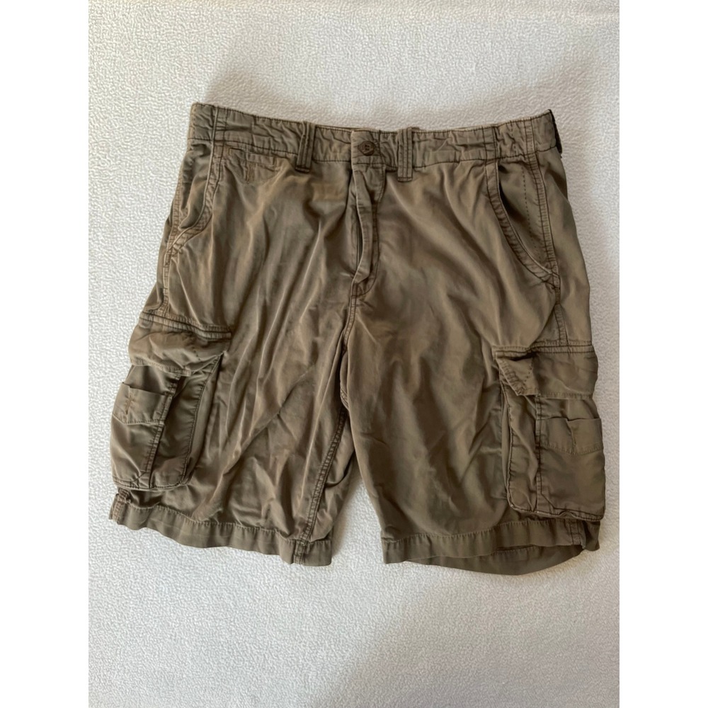 Lucky‎ Brand Mens 40 Cargo Shorts Brown Outdoor Utility Cotton Casual
